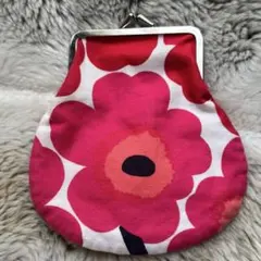 マリメッコ marimekko ミニ ウニッコ がま口ポーチ