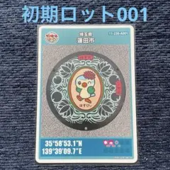 千葉県 千葉市B マンホールカード 2021年発行 初期ロット001 - メルカリ