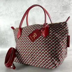 極美品　ロベルタピエリ TATAMI　2way バッグ 総柄 ショルダー トート