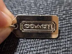 COACH コーチ メタルタグ バッグチャーム ロゴプレート シルバー✨値下げ✨