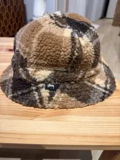stussy/ボア帽子