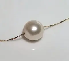 わ*ー様 あこや真珠 本真珠 大珠 約8.5mm珠 一粒パール スルーネックレス