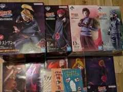 一番くじ NARUTO ナルト疾風伝　カカシ　我愛羅　サソリ　デイダラ　起爆粘土のサムネイル