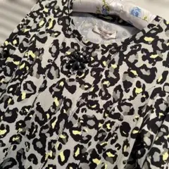 新品未使用タグ付き　スーパービューティー 44 チュニック 長袖　豹柄のサムネイル