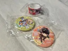 名探偵コナン 缶バッジ2個とマスキングテープ