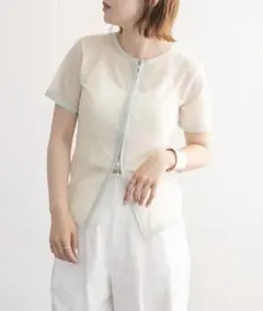 KBF メッシュ ZIP 半袖トップスのサムネイル