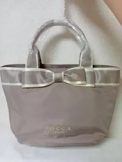 TOCCAのリボン付きのシンプルな2wayトートバッグ