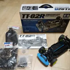 要メンテ/動作OK】タミヤ TA04 ラジコン シャーシ 本体・おまけ多数