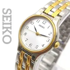 美品 SEIKO レディース 腕時計 コンビカラー ブレスウォッチ 稼働品