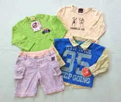80㎝サイズ 男の子 子供服 まとめ売り ブランド トップス ボトムス 新品あり