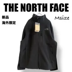 新品⭐️ノースフェイス　シンプルロゴジャケットAPEXブラックグレーロゴM