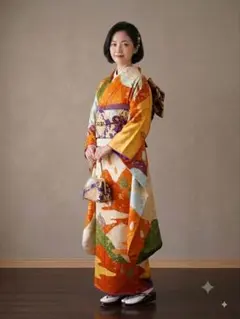 ◇正絹振袖のみ◇ 豪華古典柄 人と被らないおしゃれな振袖 - メルカリ