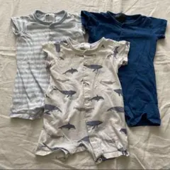 H&M 半袖カバーオール（ロンパース）68