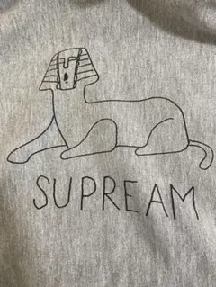 SUPREME スフィンクス パーカー Sサイズ グレー