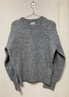 coen コーエン グレー 長袖セーター フリーサイズ