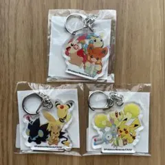 ポケパークカントー ポケモン アクリルキーホルダー 4種セット s*6様 ポケパークカントー ポケモン アクリルキーホルダー 4種セット