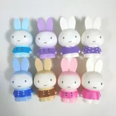 【美品】 ミッフィー マスコット ソフビ ８点