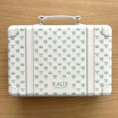 KALDI カルディ　トランク缶 サマー　ベージュのサムネイル