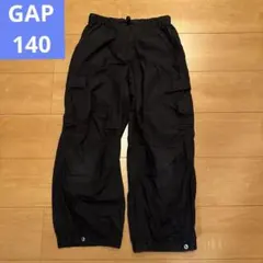 GAP KIDS 黒 カーゴパンツ L (10) 140サイズおお