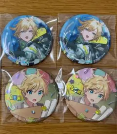 ミクカルチャー 39culture 缶バッジ WORLD 鏡音レン