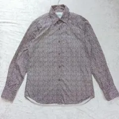 アバハウス 花 長袖シャツ 総柄 長袖 シャツ フラワープリント L きちんと感のサムネイル