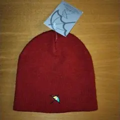 アーノルドパーマー　ニットキャップ　ビーニー　赤系　新品未使用　アクリル