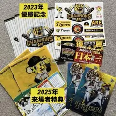 阪神タイガース　優勝記念(2023年)・甲子園来場者特典　クリアファイル　他