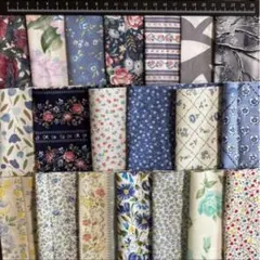 ハギレ　カットクロス　まとめ売り　パッチワーク20㎝×10㎝　20枚セット200