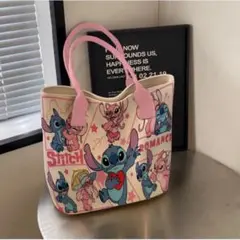 まとめ割有り♪スティッチ キャンバストートバッグ ハンドバッグのサムネイル