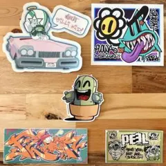 ③ グラフィティー ステッカー 5枚セット graffiti グラフィティ