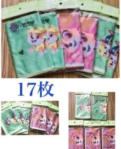 パウパトロール ミニタオル 17枚セット GREEN DA-KA-RA