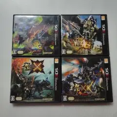 3DS モンスターハンター ソフト 4作 まとめ売り 説明書付き CAPCOM