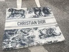 新品　ディオール DIOR ノベルティトートバッグ 動物柄 キャンバス生地