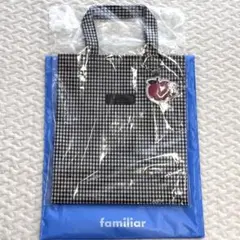【新品未開封】familiar ギンガムチェック トートバッグ