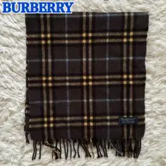 Burberry チェック柄 カシミヤ100％マフラー