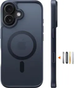 iPhone 16用ケース 6.1インチ 米軍進化 ブラック 243K1005