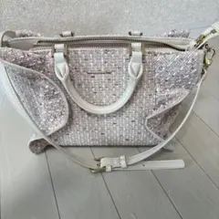 サマンサベガ　ツイードフリルバック