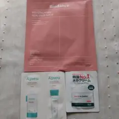 韓国　化粧水、クリーム、シートマスク　サンプルセット