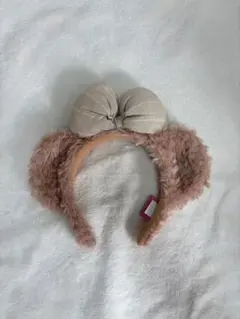 耳付きカチューシャ ベージュ