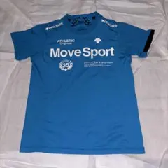 DESCENTE Move Sport 青 Tシャツ