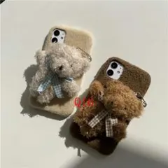 かわいいクマのiphoneのシェル7