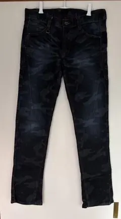NICOLE SELECTION 迷彩柄 デニムパンツ 46 W32相当
