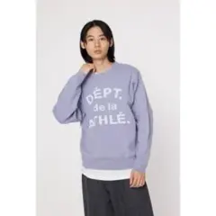 【メンズスウェットライクジャガードニットトップス】Mサイズ ロデオクラウンズ