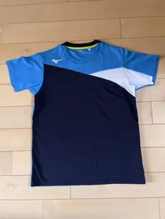 MIZUNO メンズ スポーツTシャツ ブルー ネイビーのサムネイル