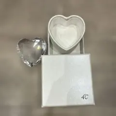 4℃ハート型クリスタル⭐︎化粧箱付のサムネイル