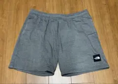 ノースフェイス グレー スウェットショートパンツ