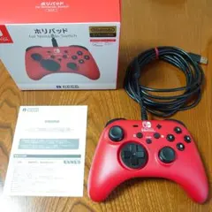 ホリパッド for Nintendo Switch レッド　有線