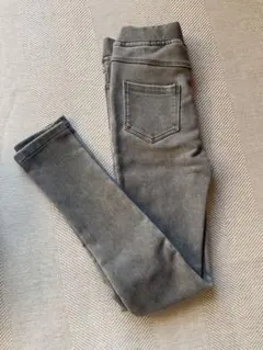 裏起毛 デニム ウエストゴム