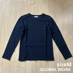 GLOBAL WORK メンズカットソー ロンT サイズM