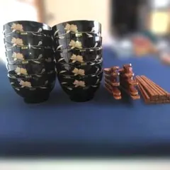 桂由美 YUMI KATSURA 椀 天然木 箸 スプーン セットのサムネイル